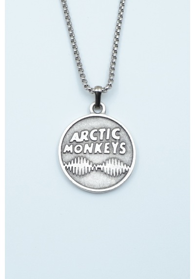 Arctic Monkeys Örme Zincir Kolye Gümüş