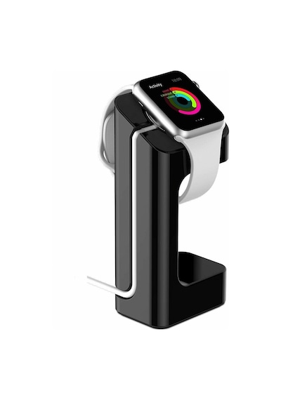 Microcase Apple Uyumlu  Watch 1-6 Tüm Seriler için 2in1 SET Manyetik Şarj Aygıtlı Dock Stand - AL3558