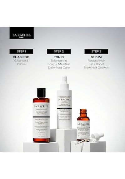 Saç Dökülmesine Karşı Şampuan Apigenin, Oleanolic Acid, Biotinoyl Tripeptide-1, Biotin Ve Bitkisel Özler İle Kökleri Güçlendirir, Uzamayı Destekler
