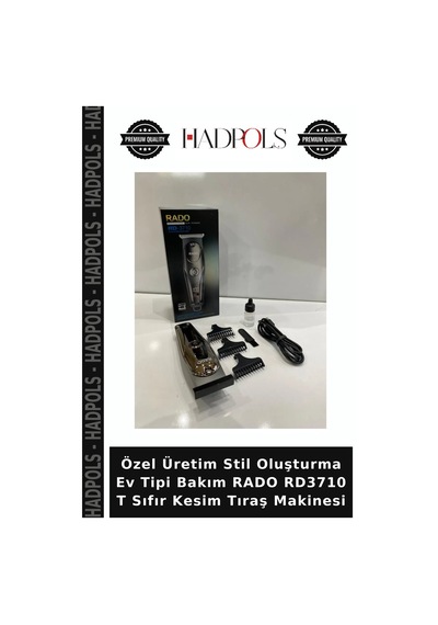 Özel Üretim Stil Oluşturma Ev Tipi Bakım Rado Rd3710 T Sıfır Kesim Tıraş Makinesi