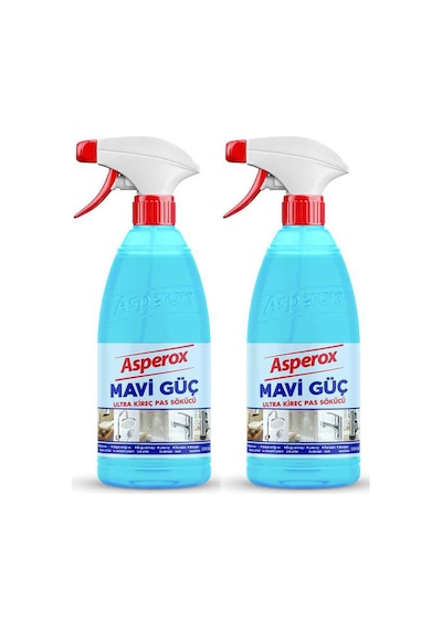 Asperox Mavi Güç Ultra Kireç Ve Pas Sökücü 2 Adet X1000 Ml