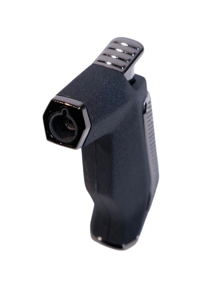 Parmida Tek Torch Pürmüz Siyah Masa Tipi Metal Puro Çakmağı - Tr9235
