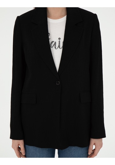 Pierre Cardin Kadın Siyah Ceket 50299891-vr046 Siyah