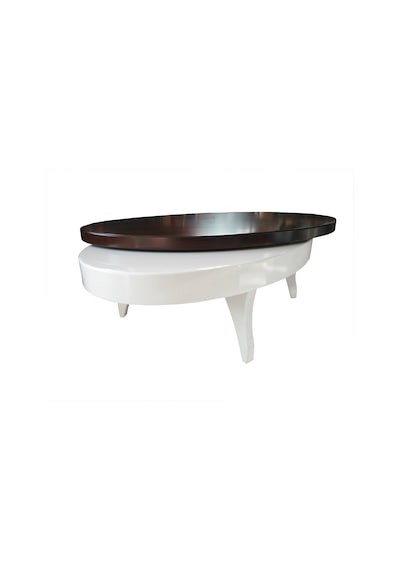 Döner Orta sehpa OVAL RUS TARZ Model Kayın Retro Ayak Mdf Tabla Parlak Beyaz füme cam El Yapım Döner Orta sehpa OVAL RUS TARZ Model Kayın Retro Ayak Mdf Tabla Parlak Beyaz füme cam El Yapım