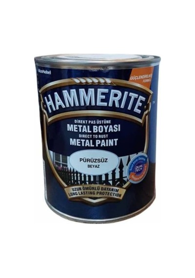 HAMMERITE METAL BOYASI PÜRÜZSÜZ BEYAZ ,75 L