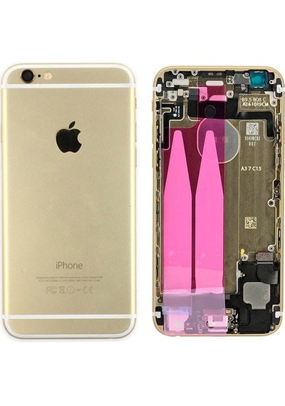 Apple iPhone Uyumlu 6 Kasa Full Dolu Gold Altın