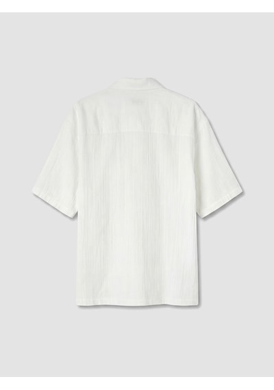 Lcw Vision Beyaz Regular Fit Erkek Dokulu Gömlek