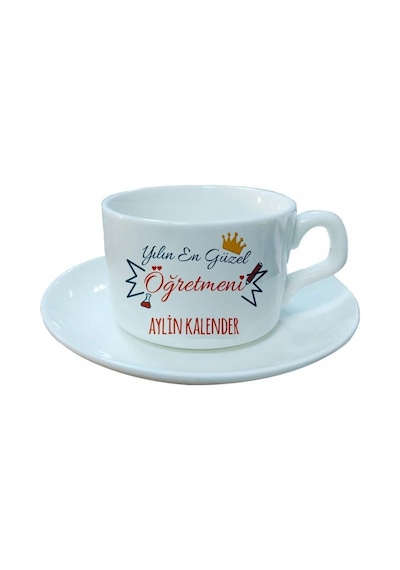 Kişiye Özel Öğretmenler Günü Baskılı Fincan Hk2339