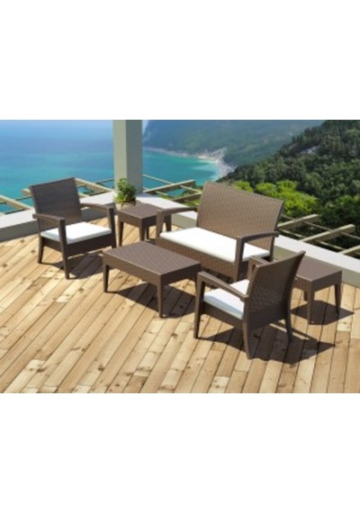 Siesta Mıamı Lounge Oturma Grubu\Seti (Minderli) (437307038)