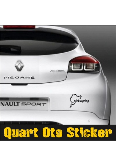 Nürburgring Sticker, Araba Sticker, Quarts Oto Sticker