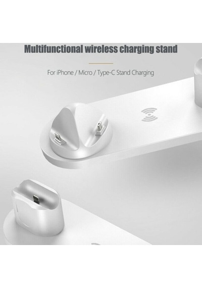 Daytona iOS Iwatch Airpods Apple Uyumlu iPhone Samsung Kablosuz Şarj Standı (487224223)