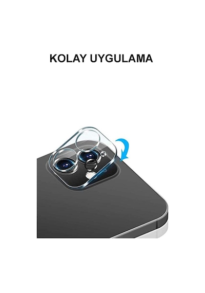 Apple Uyumlu iPhone 14 ile Tam Koruma Kamera Lensi Koruma Camı