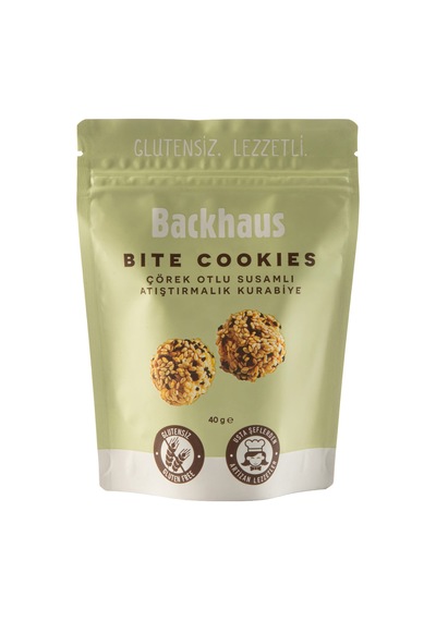 4 Adet Backhaus Glutensiz Susamlı Çörekotlu Kurabiye 40 G