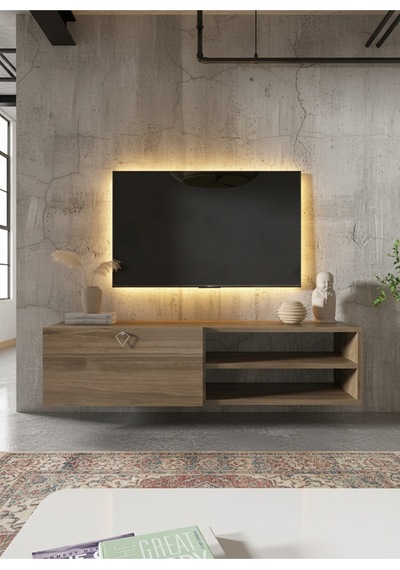 Resital Tv Ünitesi S1244-2 Ceviz Ceviz
