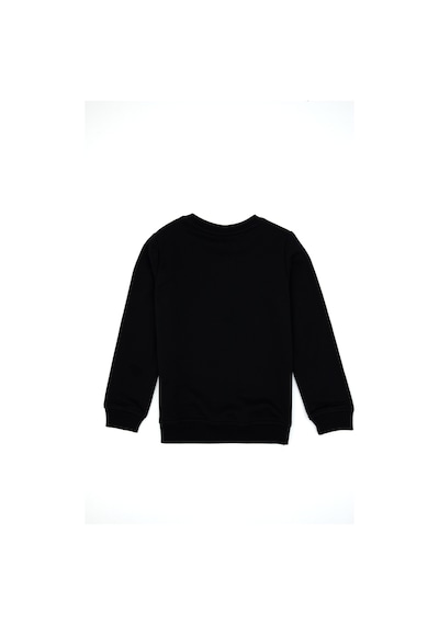 U.S. Polo Assn. Erkek Çocuk Siyah Basic Bisiklet Yaka Sweatshirt 50307801-VR046