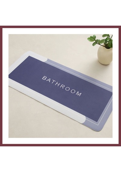 Storeşahin Dikdörtgen Su Emici Banyo Paspası 116 X 37.5 Cm Elastik Shn0720 Çok Renkli