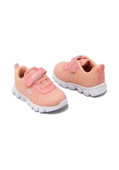 Pepino P-1256 Pudra Unısex Çocuk Tek Cırt Fileli Spor Ayakkabı PUDRA