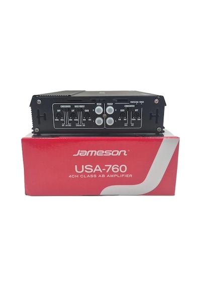 Jameson Amfi - 4000w 4 Kanallı Ses Ve Bass Anfisi - Jameson Usa-760 Amfi