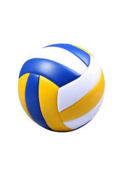 Janva Janva Voleybol Topu Dikişli Renkli Beyaz
