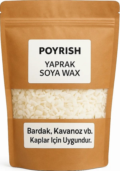 Soya Wax A Kalite 5 Kg. Yaprak Formda Renksiz