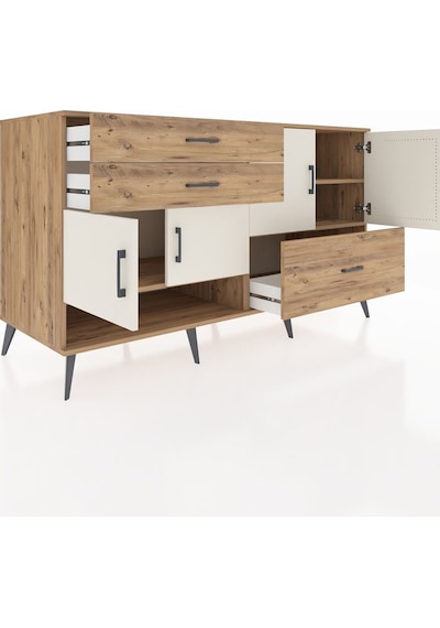 Kronos Konsol 3 Raflı 3 Çekmeceli 4 Kapaklı 176x59x99 Çam-aytaşı/ Çam-aytaşı/çam Kronos Konsol 3 Raflı 3 Çekmeceli 4 Kapaklı 176x59x99 Çam-aytaşı/ Çam-aytaşı/çam