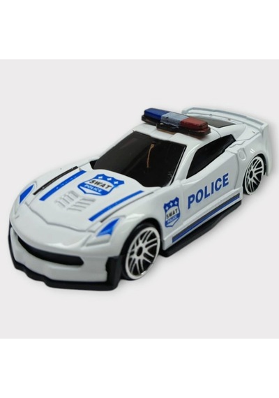 Metal Mini Polis Arabası 8 Cm - Polis - 1 Lisinya