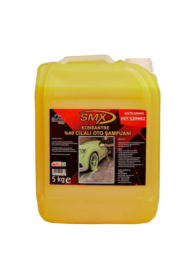 %40 Cilalı Oto Şampuanı (5 LT)