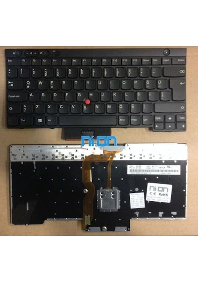 Nion Lenovo Thinkpad T430 Uyumlu Notebook Klavye Siyah Tr