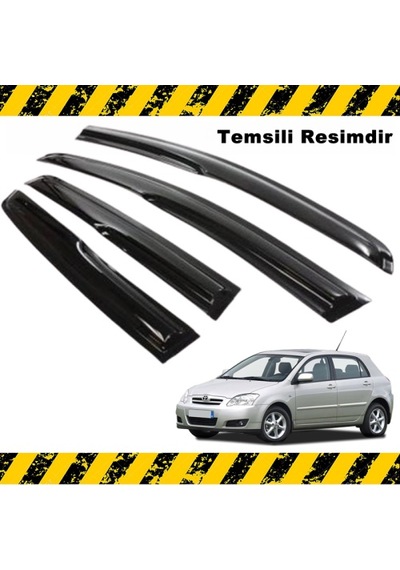 Corolla Uyumlu Hb Mügen Cam Rüzgarlığı 2001-2007 Arası 4 Lü Set N11.3443