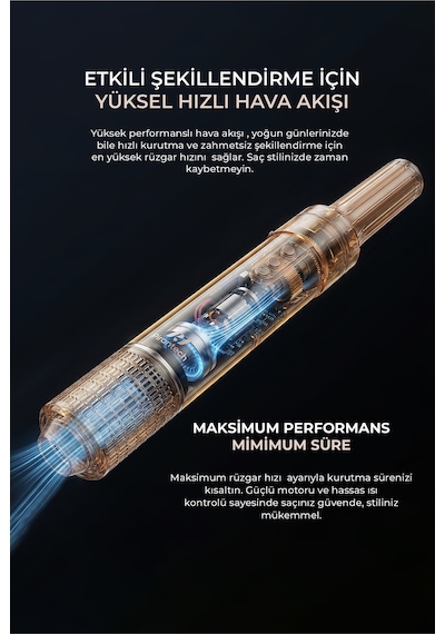 Ks-92 Profesyonel Saç Kurutma Makinesi Ve Şekillendirici Negatif İyon Teknolojisi
