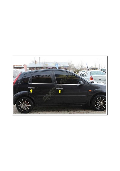 Woc Chrome Ford Fiesta Krom Kapı Kolu 2002-2008 4 Kapı Paslanmaz