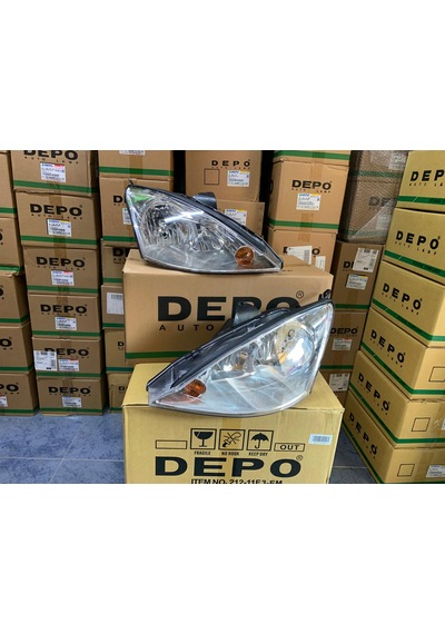 Ford Focus 2002-2005 Arası Depo Sağ Ve Sol Far Takım 2m51-13100-bd / 2m51-13101-bd