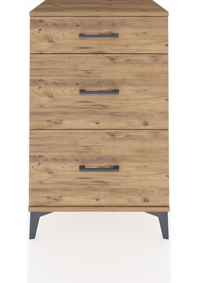 Hyperion Komodin 3 Çekmeceli 60x44x96 Çam-çam Çam