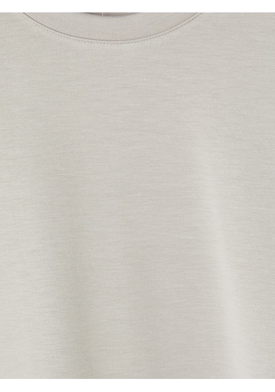 LC Waikiki Lc Waıkıkı Gri Soft Touch Kadın Sweatshirt Tunik