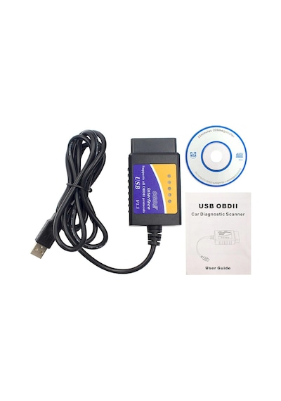 Onlinevitrin Elm327 Obd2 Kablolu Usb Girişli Araç Oto Arıza Tespit Cihazı V1.5