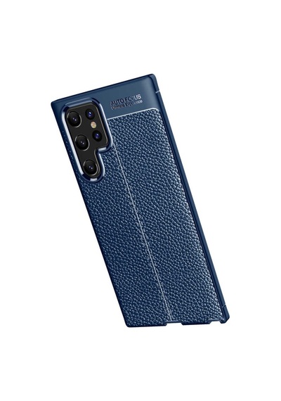 Samsung Uyumlu Galaxy S22 Ultra Kılıf Deri Tarzı Niss Silikon Case Kapak