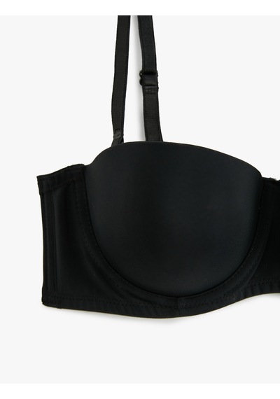 Koton Push Up Sütyen Dolgulu Balenli Basic Siyah 5wlk10004mk Siyah