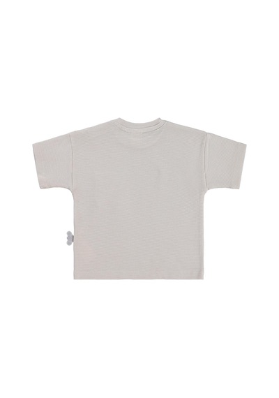 Civil Baby Cepli Basic 6-18 Ay Tişört - Bej Taş Rengi