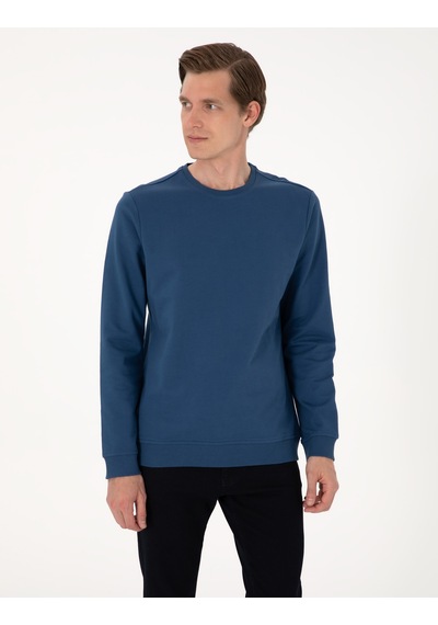 Pierre Cardin Erkek Açık Lacivert Sweatshirt 50314054-vr059 Açık Lacivert