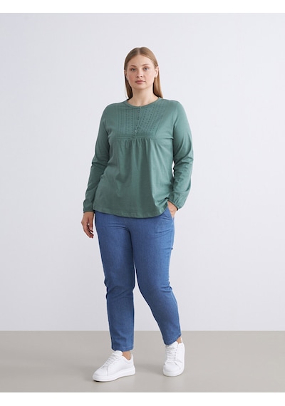 Lcwaıkıkı Classic Mavi Beli Lastikli Carrot Fit Kadın Jean Pantolon