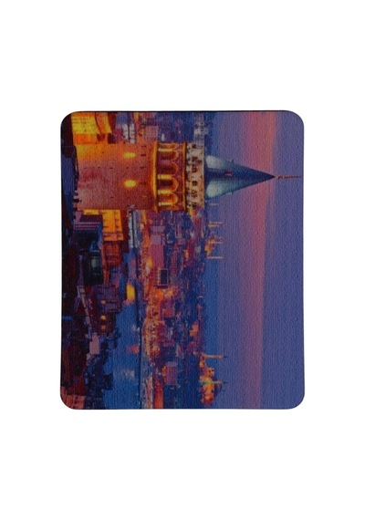 Baskılı Şehir Manzaraları Desenli Renkli Tip Kaymaz Taban Optik Bilgisayar Notebook Mouse Pad Maus Pad Galata Kulesi