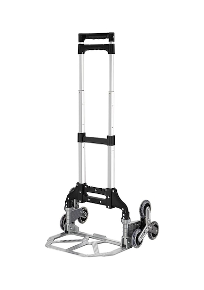 6 Tekerli 80kg Kapasiteli Merdiven Çıkabilen Katlanır Taşıma Arabası Koli Yük Paket Aracı -9069590986447