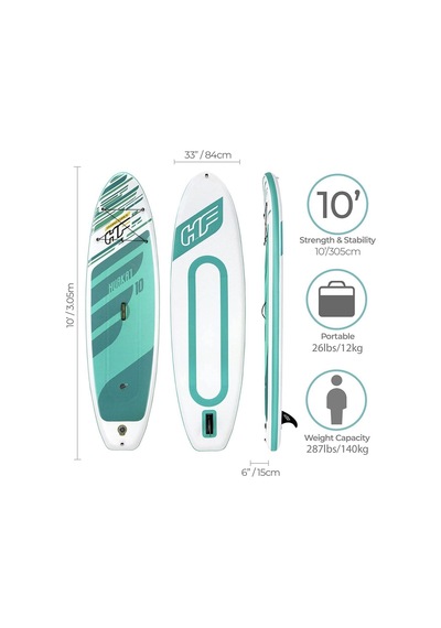 Bestway Hydro Force 65346 Şişme Paddle Board Ayakta Kürekli Sörf Set 305x84x15 Cm