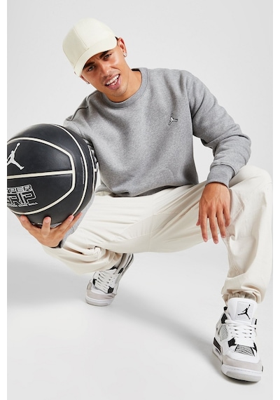 Nike Jordan Essentials Men's Fleece Crew Erkek Sweatshirt Gri Gri