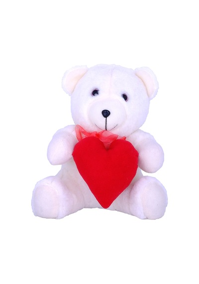 Peluş Kalpli Pinpon Ayıcık - Anatoya Peluş Ayıcık