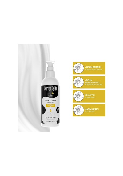 Dermobella Milk Keratin Complex Saç Onarıcı Yağ 125ml