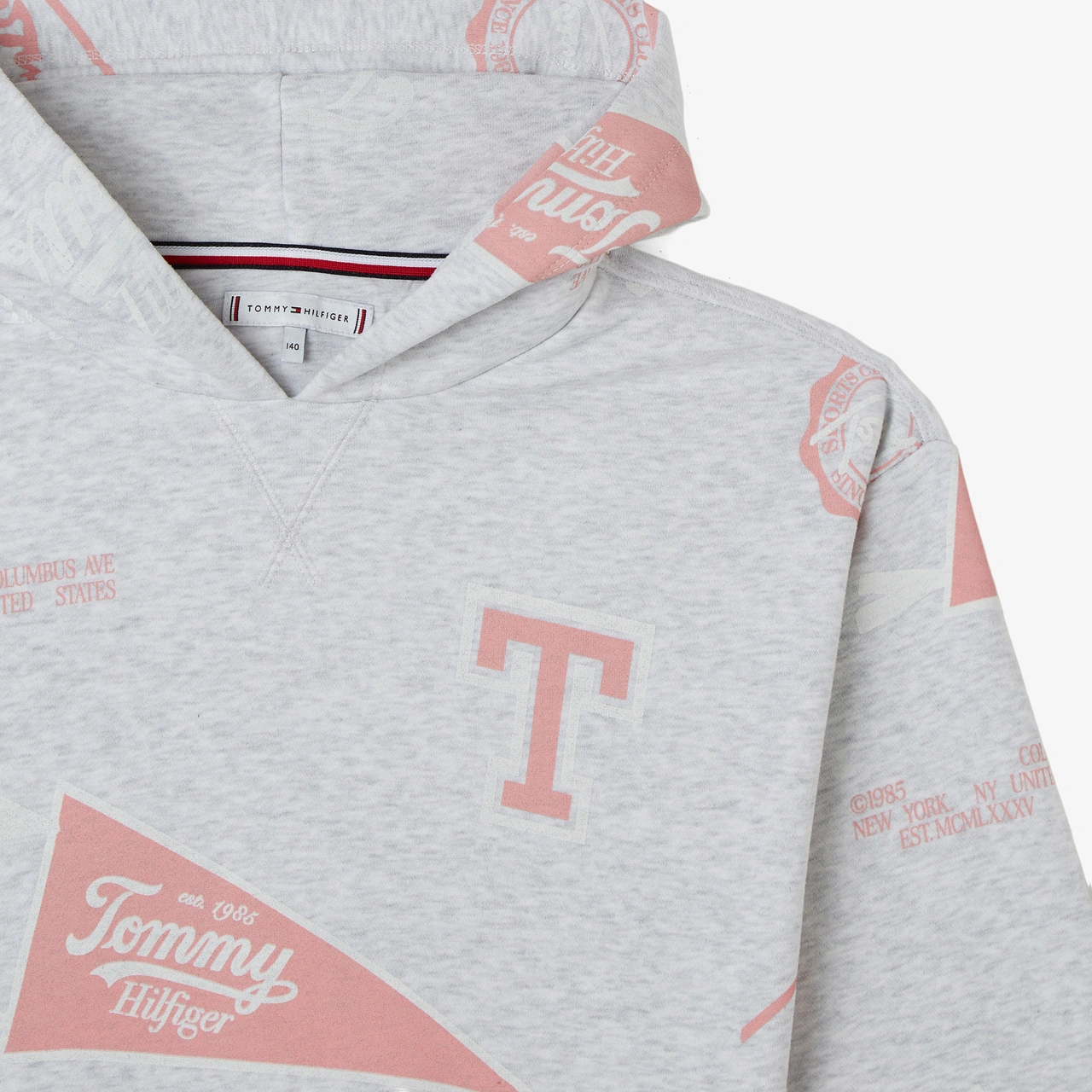 Tommy Hilfiger Hooded Çocuk Beyaz Sweatshirt Kg0kg08732 BEYAZ