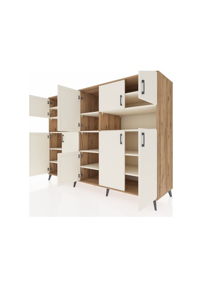 Kronos Dolap 14 Raflı 10 Kapaklı 220x59x163 Çam-aytaşı Çam-aytaşı Kronos Dolap 14 Raflı 10 Kapaklı 220x59x163 Çam-aytaşı Çam-aytaşı