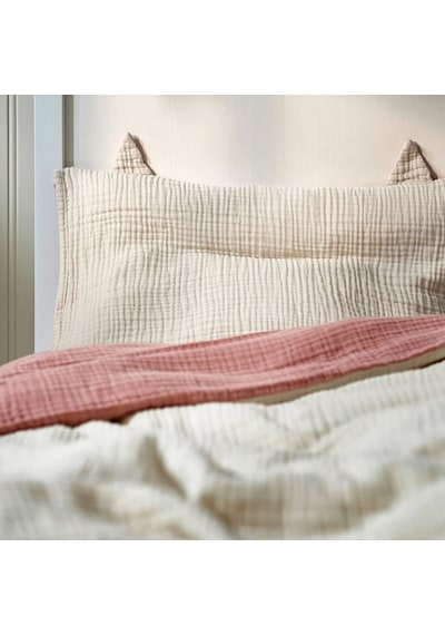 Ikea Guldvavare Tek Kişilik Nevresim Takımı 110 X 130 Cm Bej - Pembe