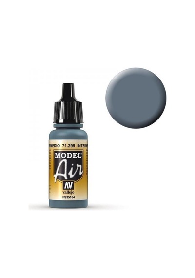 17 Ml. Intermediate Blue Model Air Serisi Maket Boyası, Vallejo 71299 Standart